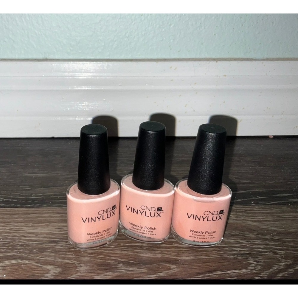 CND Vinylux Weekly Polish Pink Pursuit 215 Longwear Set of 3